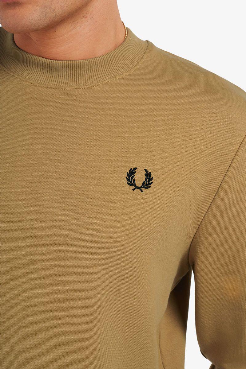 Grey Fred Perry Crew Neck Men's Sweatshirts | PH 1572RVDW